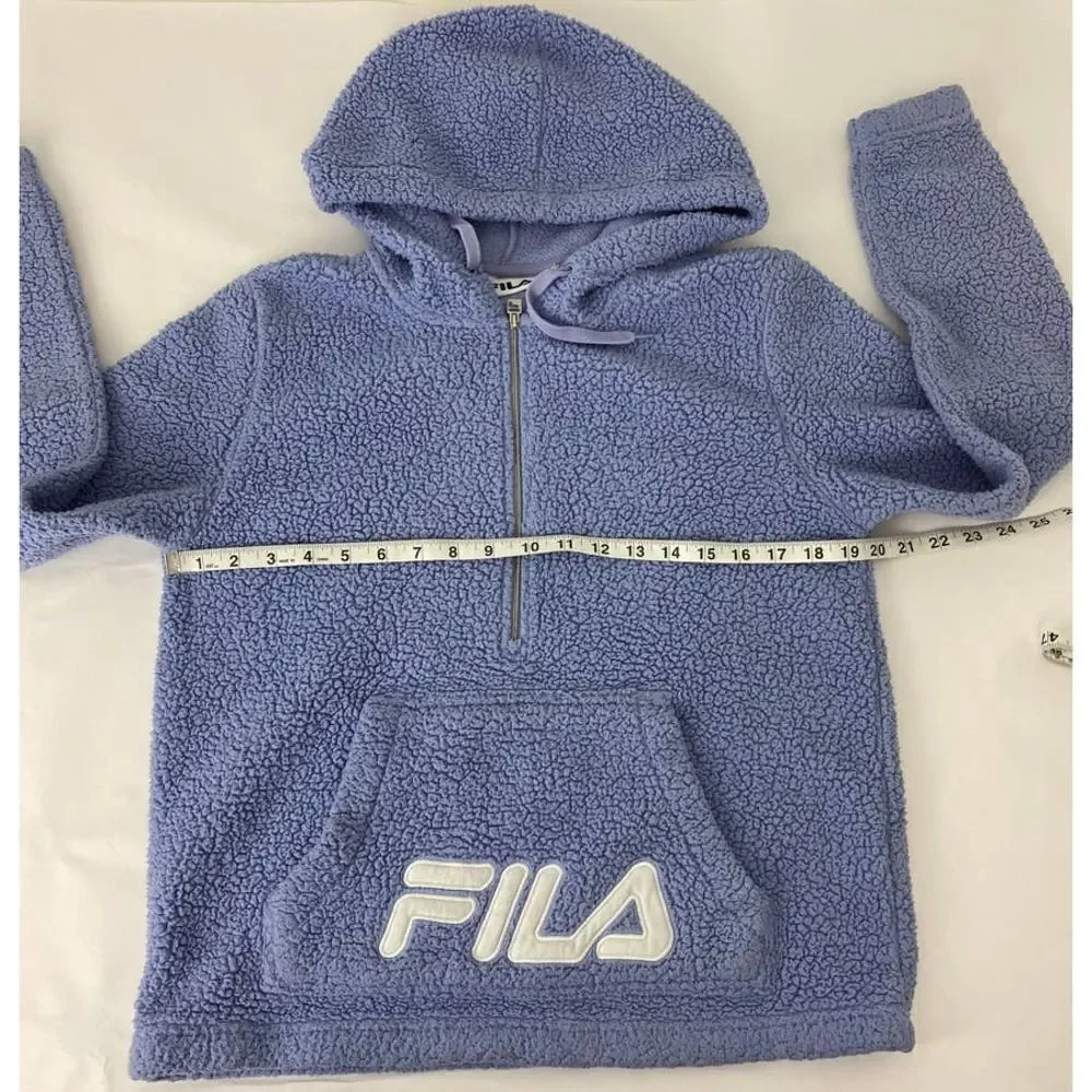 FILA Fleece Pullover Half-Zip Jacket Lavender - Women's Size Small